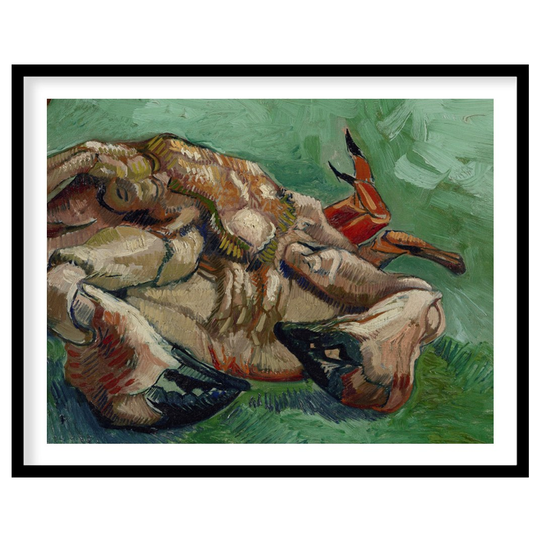 This captivating artwork showcases a crab with expressive brushstrokes and bold colors, set against for nook
