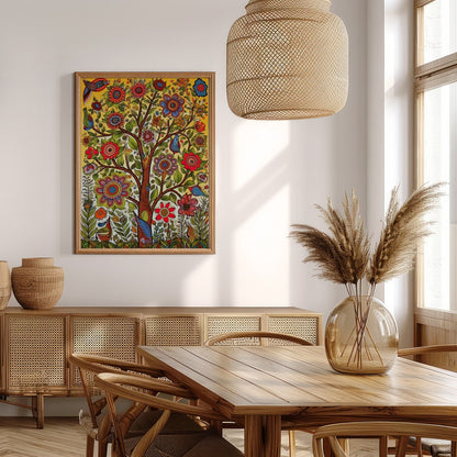 Celebrate the vivid wonders of nature with this dynamic tree of life artwork. Bursting with for Extra Kitchen