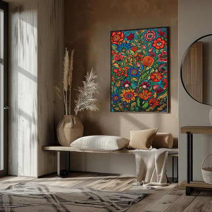 Transform your space with 'Vibrant Garden Symphony,' a stunning celebration of nature's beauty. for retreat