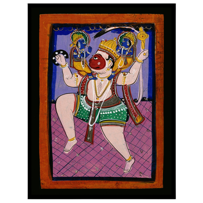 Immerse yourself in the divine expression of strength and devotion with this captivating Indian for retreat
