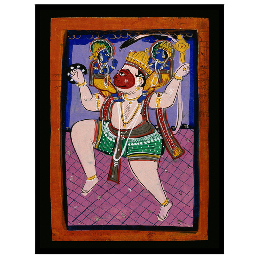 Immerse yourself in the divine expression of strength and devotion with this captivating Indian for retreat