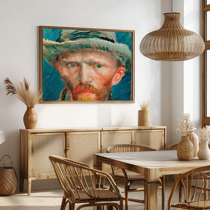 Experience the vivid intensity of this captivating portrait, capturing the essence of Impressionist for Dining
