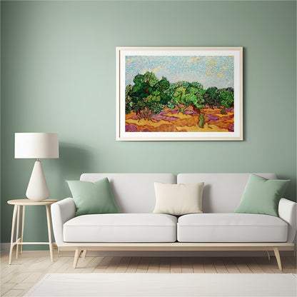 Immerse yourself in the lively hues of this impressionistic masterpiece, capturing the essence of a for Hall