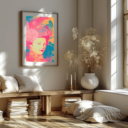 Immerse yourself in the vivid elegance of this contemporary rococo-inspired piece. The artwork for house