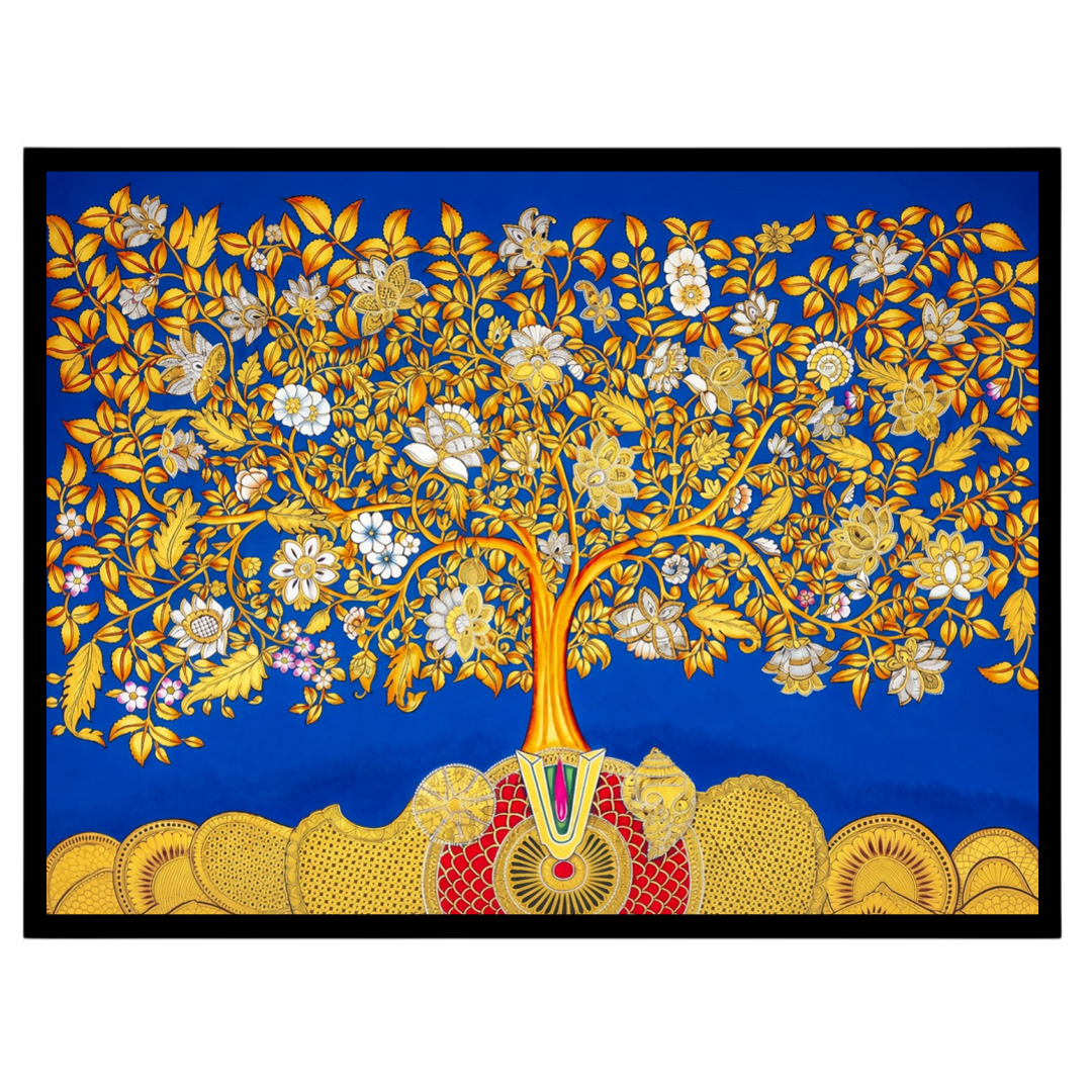 Celebrate spiritual harmony and traditional artistry with this magnificent Pichwai artwork, for residence