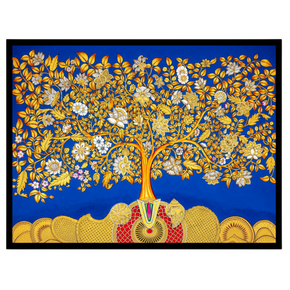 Celebrate spiritual harmony and traditional artistry with this magnificent Pichwai artwork, for residence