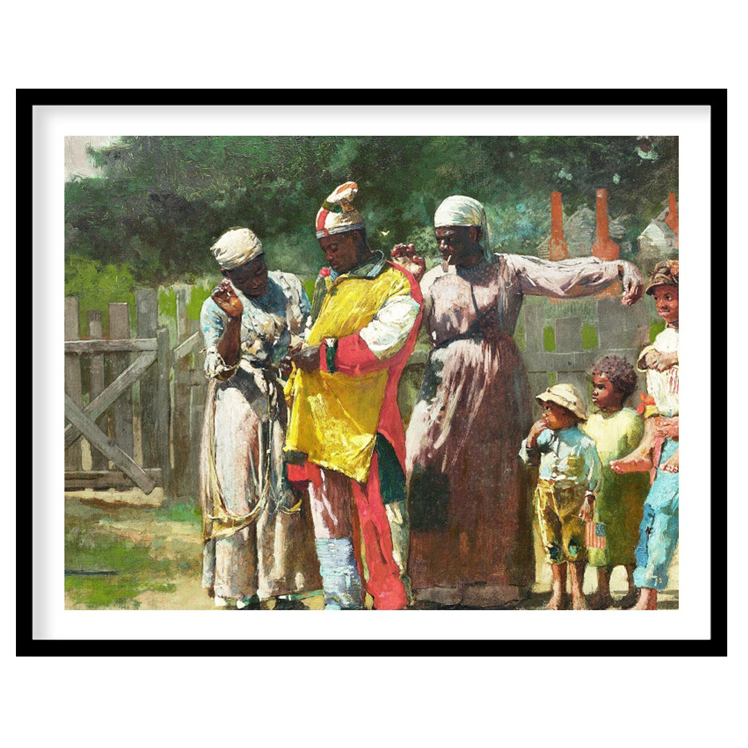 Experience the vivid charm of community life with this captivating piece. Rich in detail and color, for studio