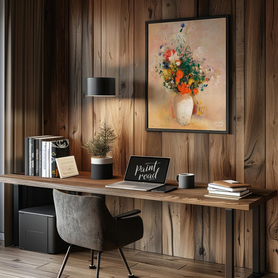 Vibrant Wildflower Bouquet Painting available online at Paintroad showing aesthetic art and art gallery.