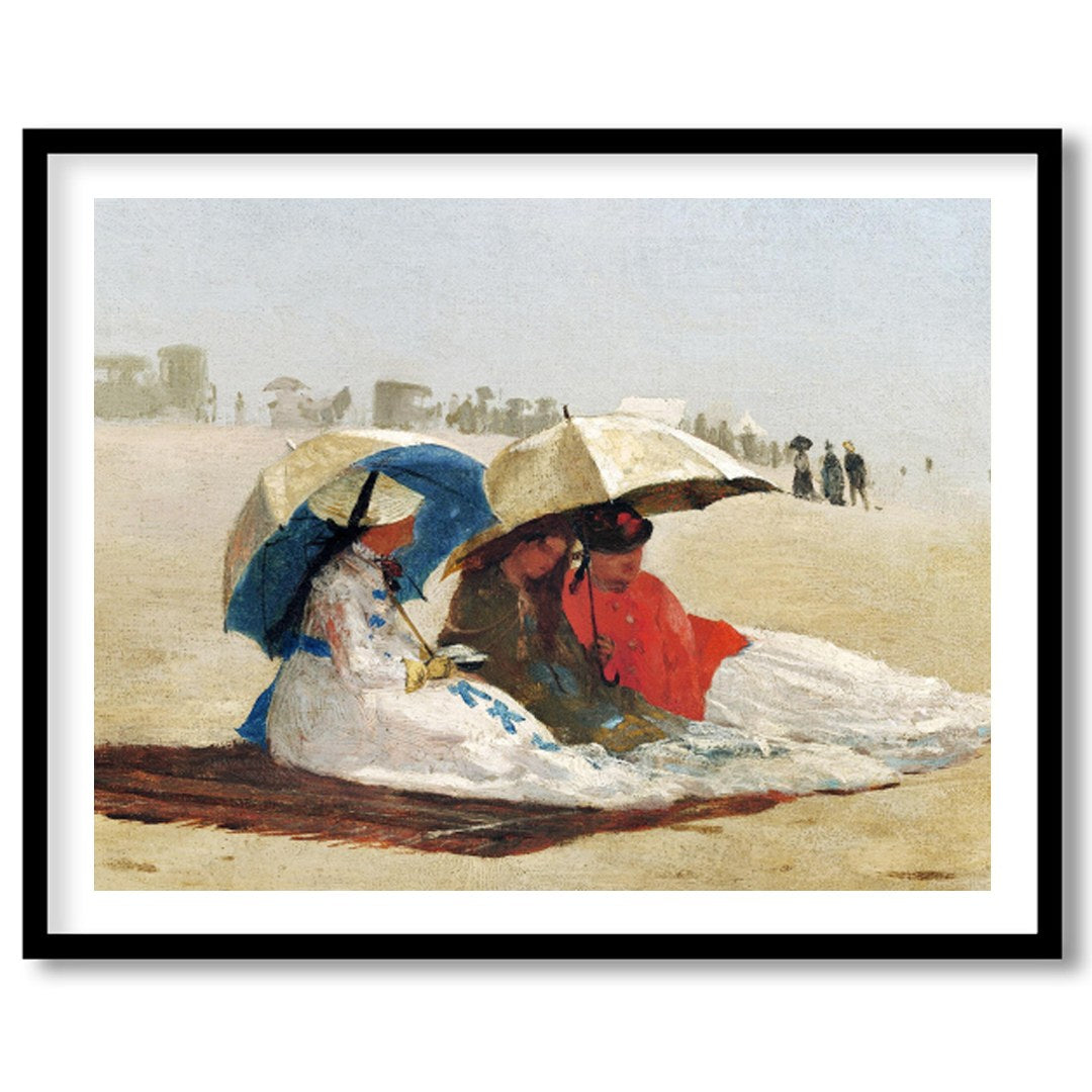 Immerse yourself in the serenity of a Victorian seaside with this exquisite artwork. The painting for loft