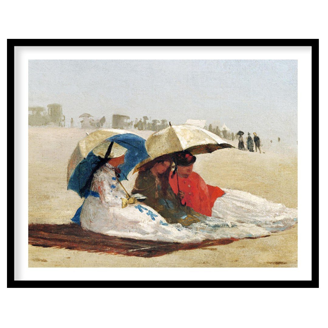 Immerse yourself in the serenity of a Victorian seaside with this exquisite artwork. The painting for loft