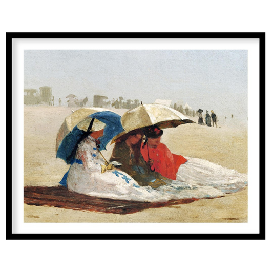 Immerse yourself in the serenity of a Victorian seaside with this exquisite artwork. The painting for loft