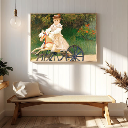 Step into the nostalgic charm of the Victorian era with this exquisite artwork. It beautifully for Hallway
