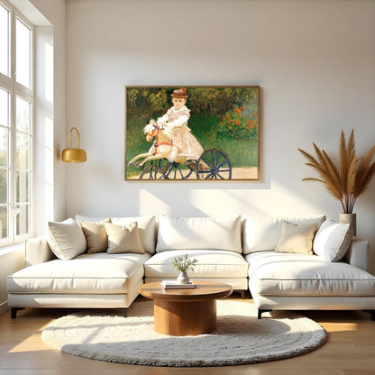 Step into the nostalgic charm of the Victorian era with this exquisite artwork. It beautifully for Living Room