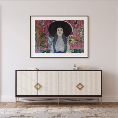 This captivating artwork beautifully blends Victorian charm with vibrant modern hues. Featuring a for Foyer