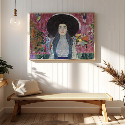 This captivating artwork beautifully blends Victorian charm with vibrant modern hues. Featuring a for Hallway