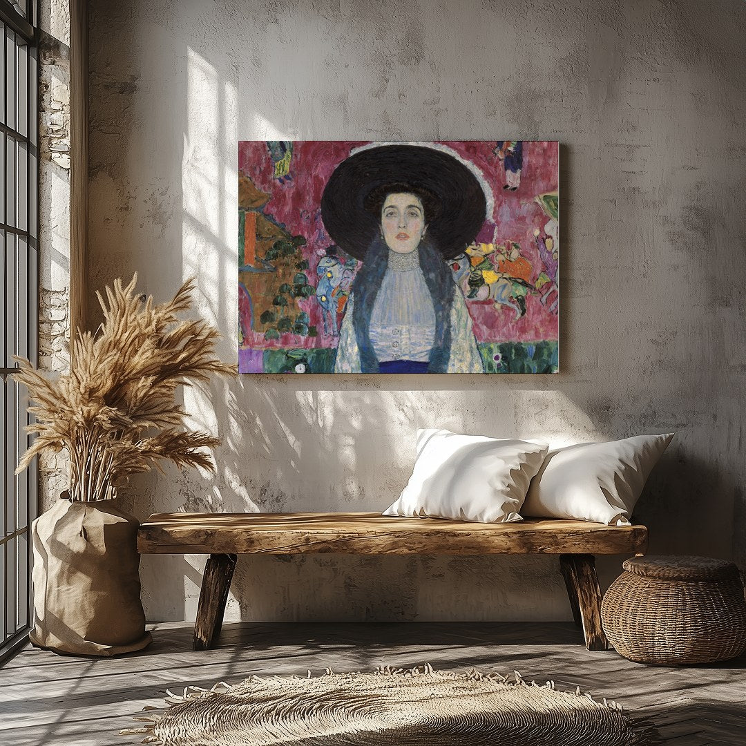 This captivating artwork beautifully blends Victorian charm with vibrant modern hues. Featuring a for Veranda