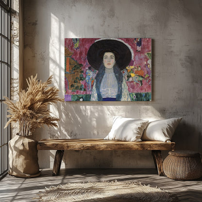 This captivating artwork beautifully blends Victorian charm with vibrant modern hues. Featuring a for Veranda