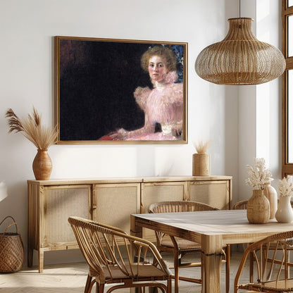 Embrace the charm of a bygone era with this stunning Victorian portrait. Featuring a poised woman for Dining
