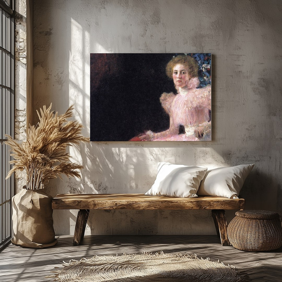 Embrace the charm of a bygone era with this stunning Victorian portrait. Featuring a poised woman for Veranda