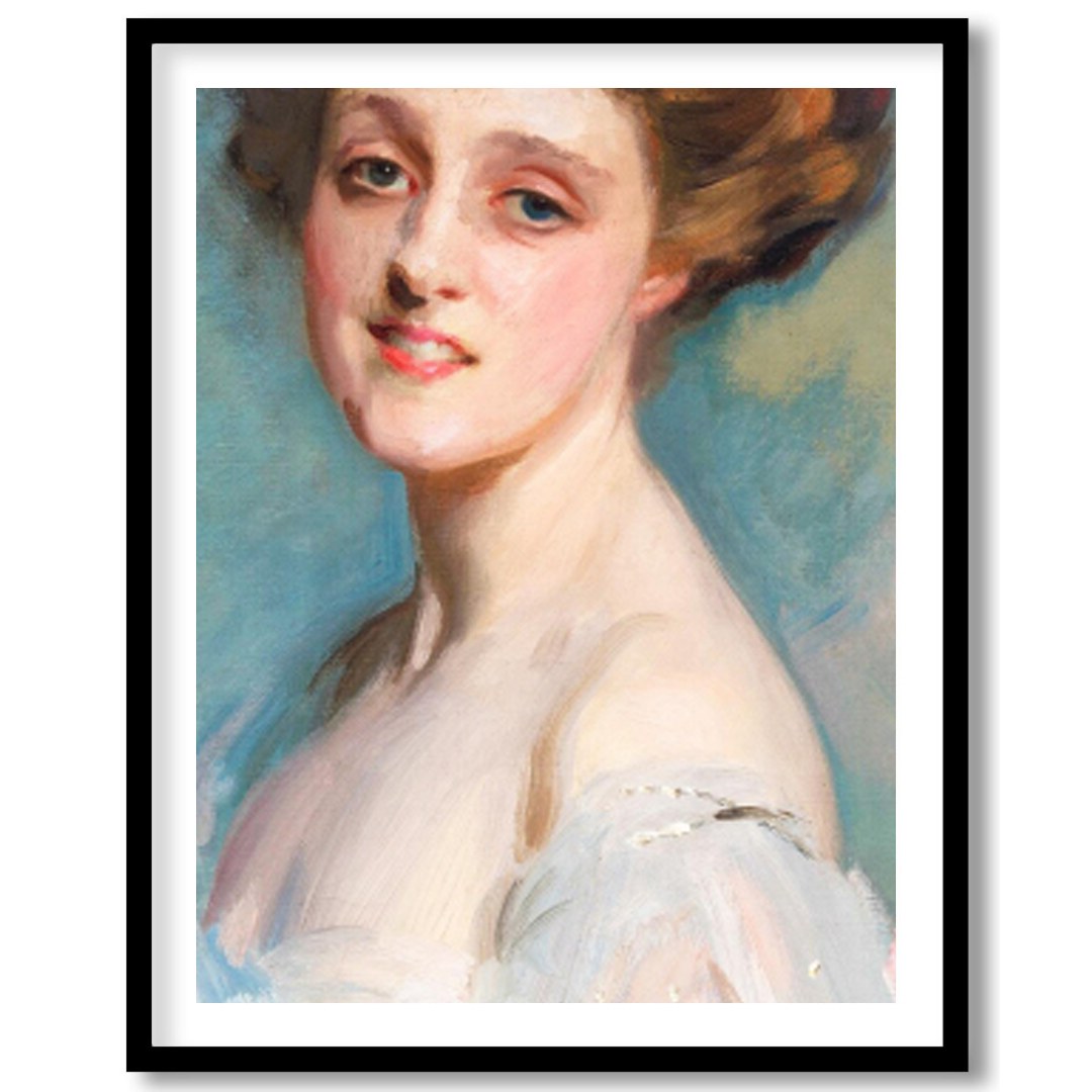 Experience the timeless charm of Victorian elegance with this captivating portrait. Its soft for retreat