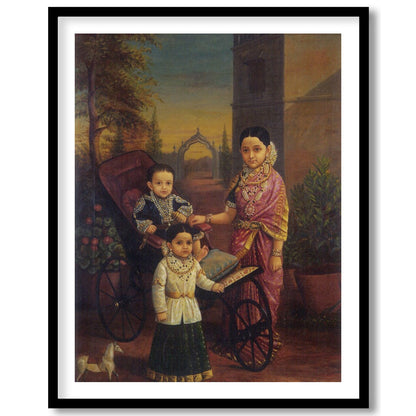 Immerse yourself in the refined elegance of this Victorian-era family portrait. Exquisitely for lovely-house