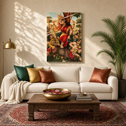 Immerse yourself in the legendary tale of courage and triumph with this captivating artwork. for Living Room