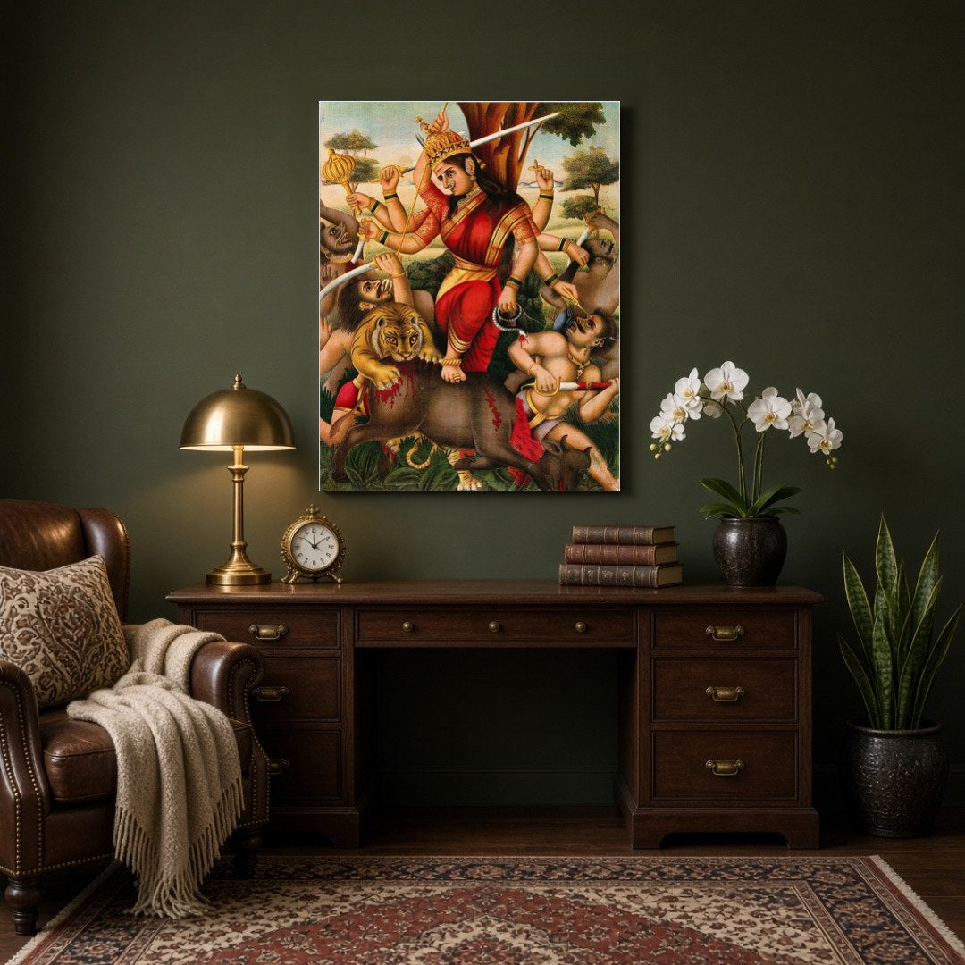 Immerse yourself in the legendary tale of courage and triumph with this captivating artwork. for Study