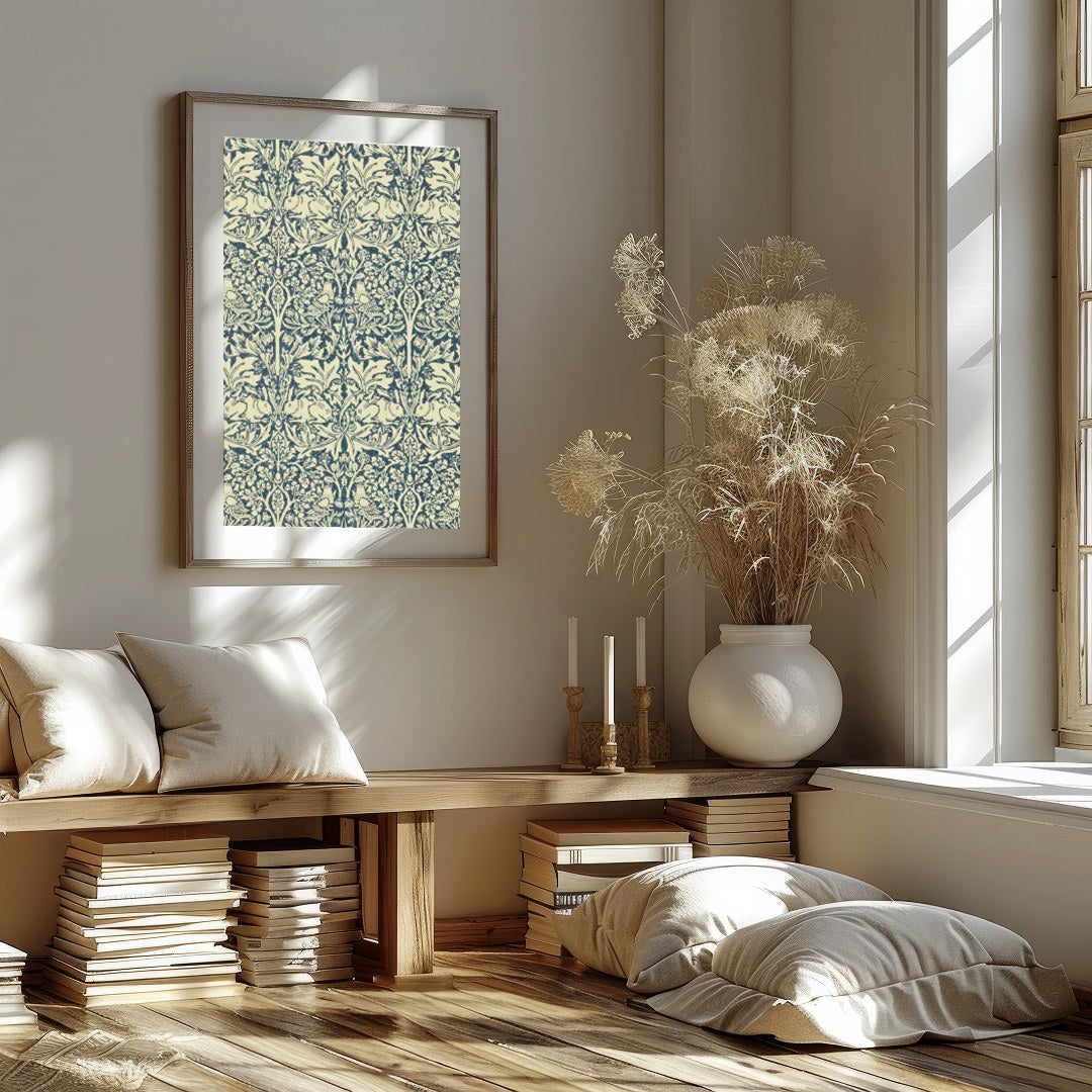 Experience the allure of vintage elegance with this intricately designed wall art featuring a for bedroom