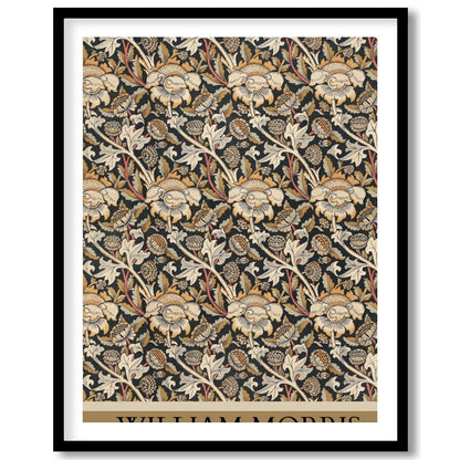 Immerse yourself in the intricate world of William Morris with this exquisitely detailed floral for bedroom