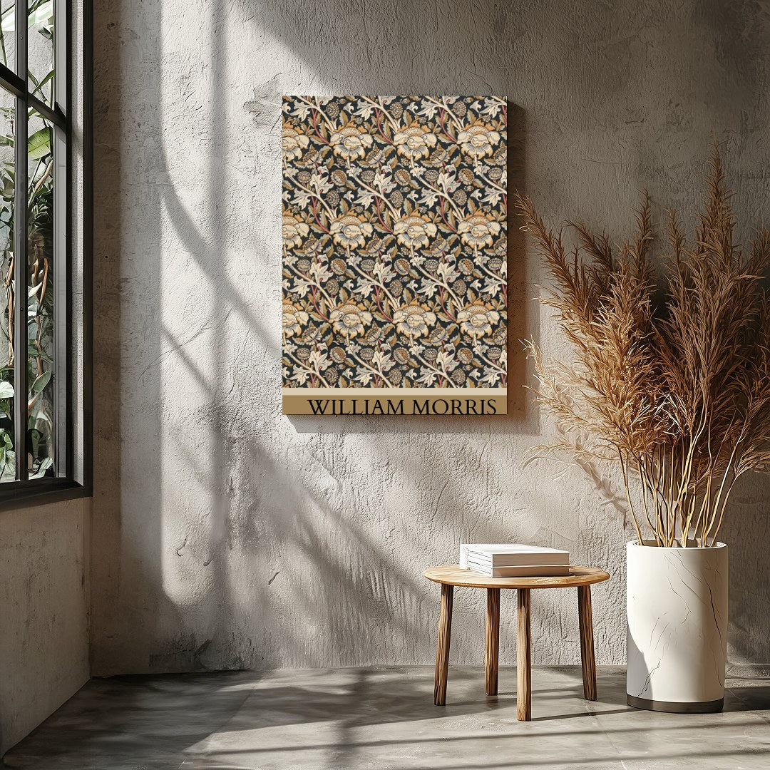 Immerse yourself in the intricate world of William Morris with this exquisitely detailed floral for Entrance