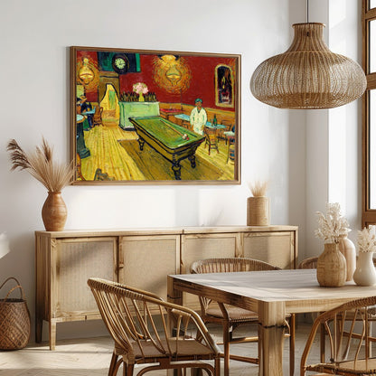 Experience the charm of a historic cafe scene with this vibrant wall art. The warm hues and dynamic for Dining