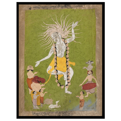 Experience the dynamic energy of Shiva in this stunning portrayal of his transformative dance. The for hallway