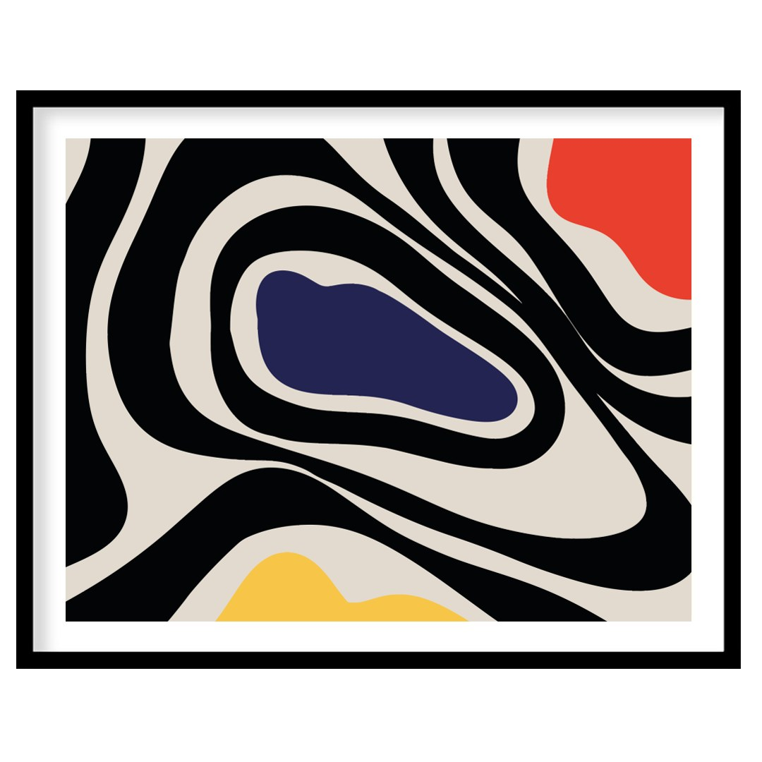 Transform your space with this striking abstract artwork that captivates with bold patterns and for living-space