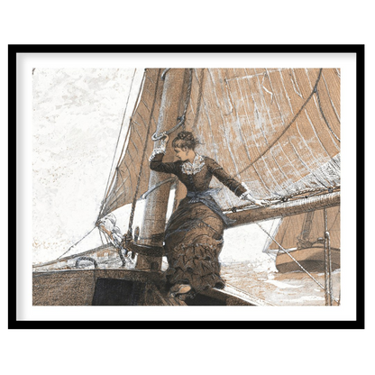 Capture the timeless elegance of a bygone era with this exquisite sailing scene. Featuring for studio