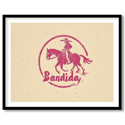 Capture the spirit of the wild west with this unique retro-inspired artwork. Featuring a bold for office