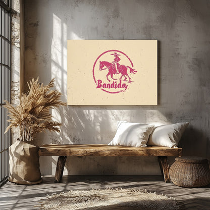 Capture the spirit of the wild west with this unique retro-inspired artwork. Featuring a bold for Veranda