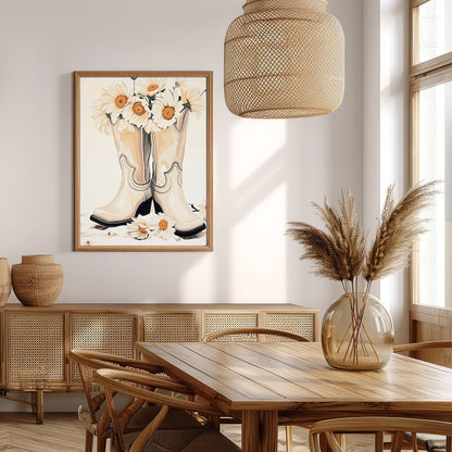 Bring a touch of rustic charm into your home with this delightful artwork featuring a pair of for Extra Kitchen
