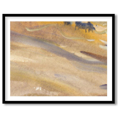 Immerse yourself in the serene beauty of this abstract landscape. With sweeping strokes of pastel for living-space
