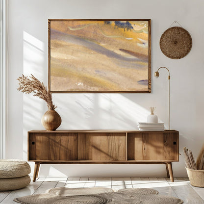 Immerse yourself in the serene beauty of this abstract landscape. With sweeping strokes of pastel for Sitting Area