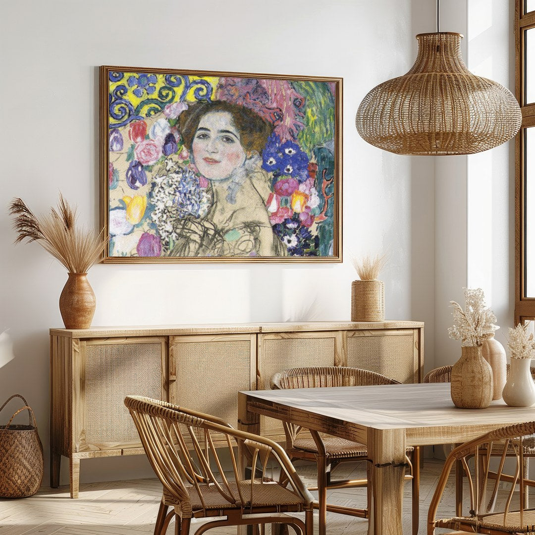 Immerse yourself in a world of enchanting beauty with this captivating artwork. Featuring an for Dining