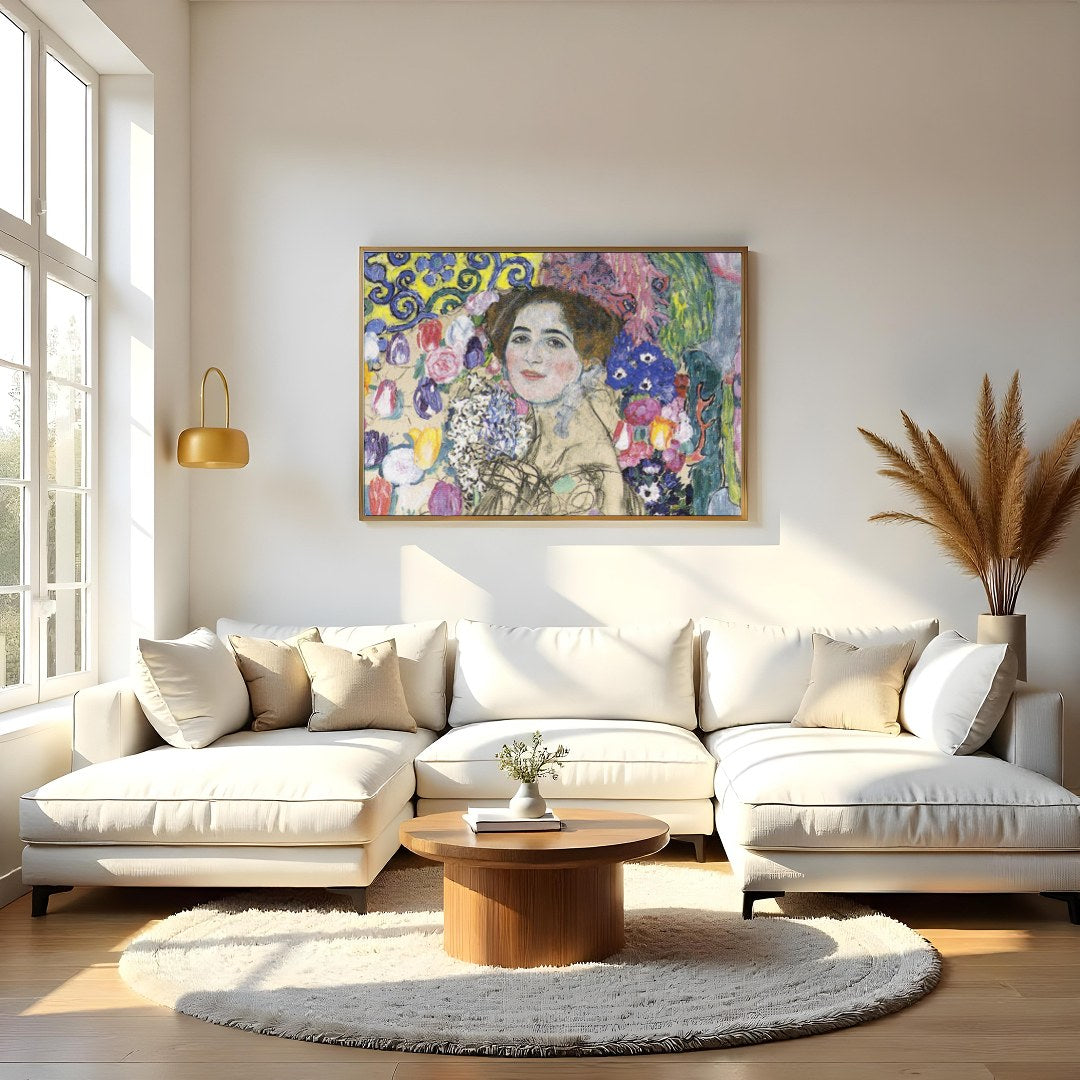 Immerse yourself in a world of enchanting beauty with this captivating artwork. Featuring an for Living Room