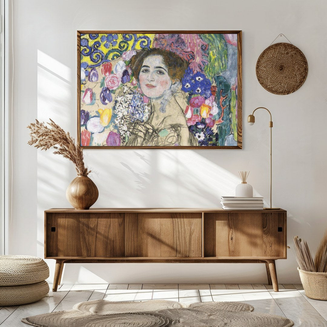 Immerse yourself in a world of enchanting beauty with this captivating artwork. Featuring an for Sitting Area