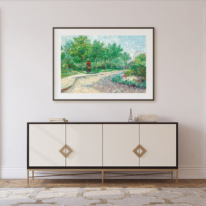Step into a serene landscape with this captivating piece, inviting a sense of tranquility and for Foyer