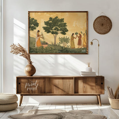 Whispers of the Garden Painting available online at Paint Road for only Whispers of the Garden showing art beauty and bedroom