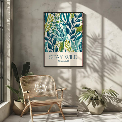 This elegant and nature-inspired artwork features a lush, dense pattern of various stylized leaves … for other