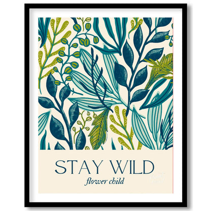 This elegant and nature-inspired artwork features a lush, dense pattern of various stylized leaves … for space