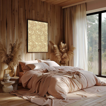 This exquisite Wild Tulip print from 1884 by William Morris showcases the timeless beauty of floral for Bedroom
