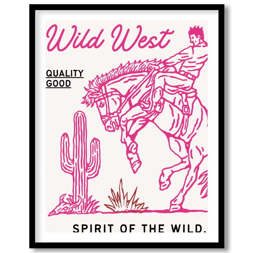 Immerse yourself in the adventurous spirit of the Wild West with this captivating artwork. for lovely-house