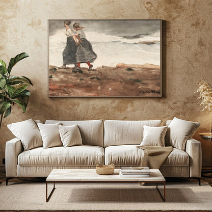 Experience the raw beauty and untamed power of nature with this evocative piece. Featuring two for Family Room