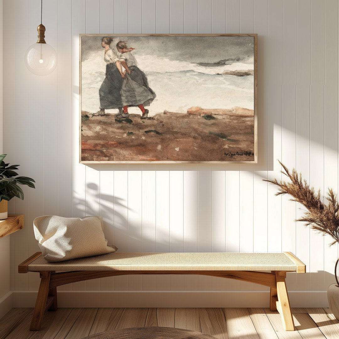 Experience the raw beauty and untamed power of nature with this evocative piece. Featuring two for Hallway